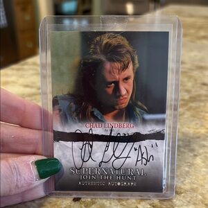 Supernatural Autographed Card